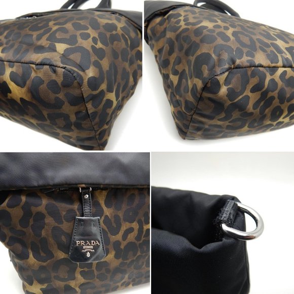 Prada Reversible Tote Bag Mimetico Pattern Nylon - Picture 6 of 8